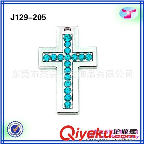 鑰匙扣 耶穌滿鉆多色十字架掛件 十字架手機鏈掛件 手機飾品/鑰匙扣原始圖片2