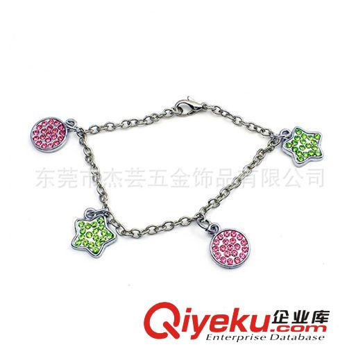 首飾 廠家供應(yīng)優(yōu)質(zhì)鏤空閃鉆手鏈 時(shí)尚精品愛(ài)心鑰匙女手鏈批發(fā) 精品推薦原始圖片2