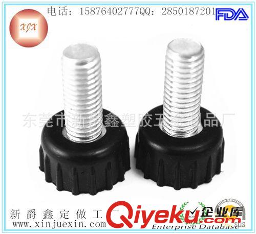 塑料地腳 調(diào)整腳 新爵鑫五金制品廠直供m6-23mm塑膠調(diào)整腳 塑料可調(diào)腳 保護(hù)地腳