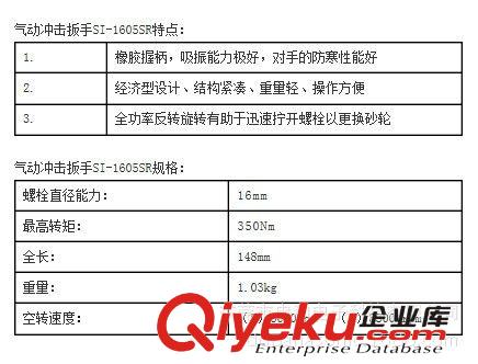 日本shinano信濃氣動(dòng)工具 zp原裝日本信濃氣動(dòng)工具 shinano大扭力3/8寸風(fēng)炮SI-1605SR原始圖片2
