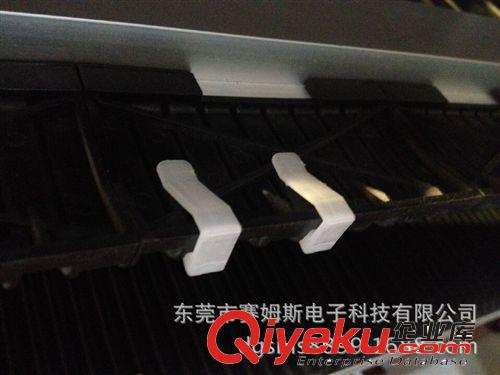 防靜電塑膠制品系列 防靜電白色料框夾子，料架塞子，機板箱扣子，卡扣原始圖片2