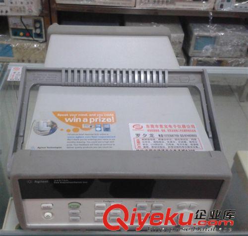 數據采集器 多路溫度記錄儀 AGILENT34970A  34970A 34970 34901A 34907A原始圖片3