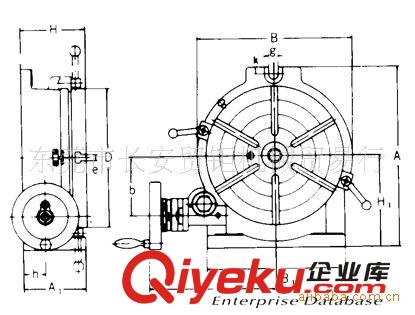 臺灣鷹牌銑床配件系列 供應臺灣鷹牌橫立兩用分度盤 HV-10鷹牌精密型分度盤