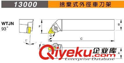 台湾米其林产品 米其林捨棄式外徑車刀架13000