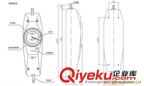 機械量 測力儀器 NK系列指針式推拉力計1公斤至50公斤原始圖片2