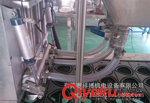 灌裝機(jī)系列 東莞廠家直銷一出三酸奶杯裝灌裝機(jī) 奶酪布丁電腦版灌裝封杯機(jī)原始圖片3