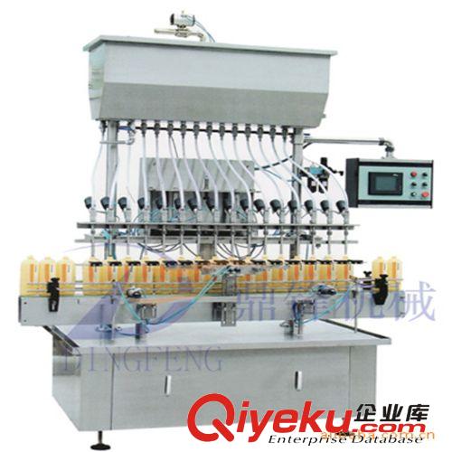 灌裝機(jī) 廣州供應(yīng)全自動10多頭濃醬食用油酒水口服液洗發(fā)水活塞式灌裝機(jī)械