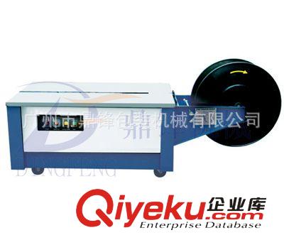 打包機械 廣州鼎鋒廠家供應(yīng)半自動打包機，低臺打包機，半自動低臺打包機原始圖片3