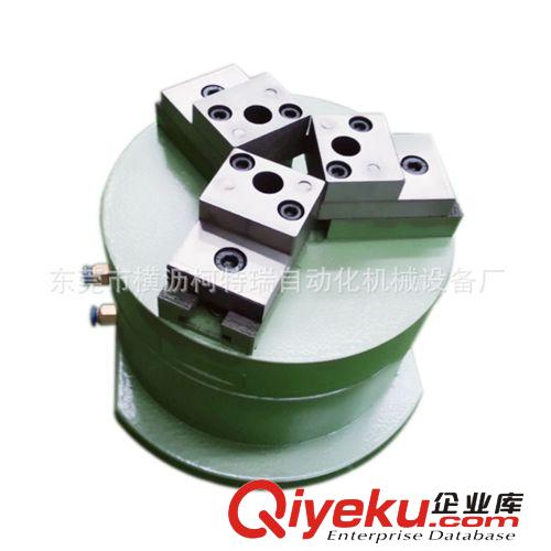 氣動卡盤 三爪卡盤 氣動三爪卡盤 配合分度盤 CNC等機床 安全{gx} 精度高 夾緊力強原始圖片2