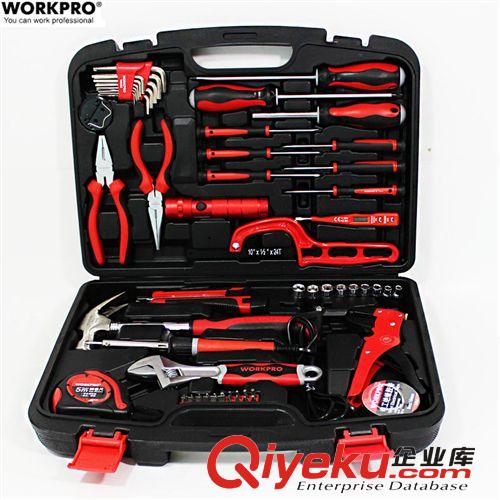 萬克寶 WORKPRO/萬克寶63件套五金工具電訊維修設備維修工具箱組套W2163