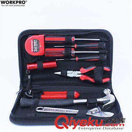 萬克寶 WORKPRO/萬克寶W1210 10件套隨車工具套裝家用修理組合工具原始圖片2