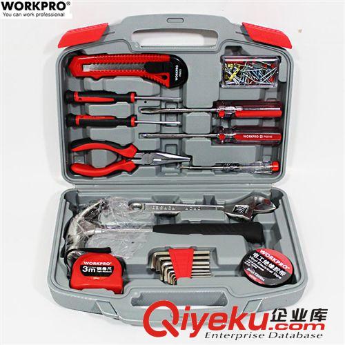 萬克寶 WORKPRO/萬克寶W1120 工具套裝新房驗收家用維修手動工具組合