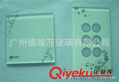 電子玻璃 3-5mm 86*86mm開(kāi)關(guān)面板玻璃鋼化絲印玻璃廣東省玻璃深加工廠(chǎng)家原始圖片3