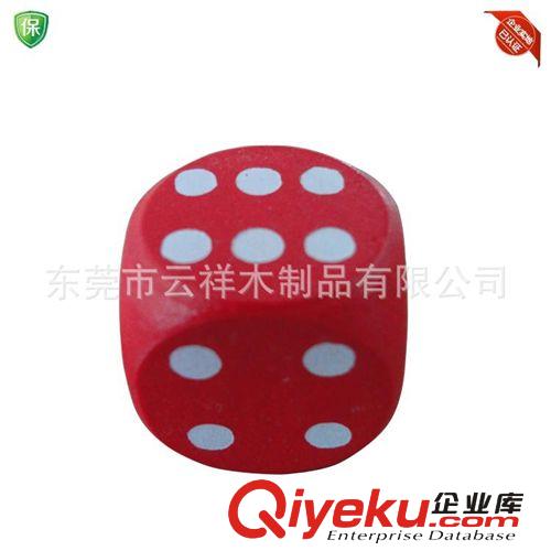 木制骰子 環(huán)保木質(zhì)色子  點數(shù)色子 趣味色子原始圖片2