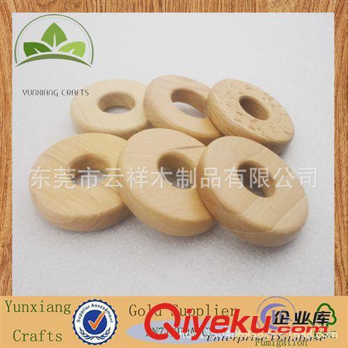 木制玩具 大量供應安全環(huán)保木制兒童咬牙木圈原始圖片2