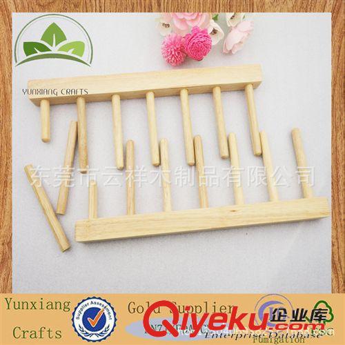 餐具，廚房用品系列 廠家大量生產(chǎn)可組裝木制碟架、橡膠木碗架原始圖片2