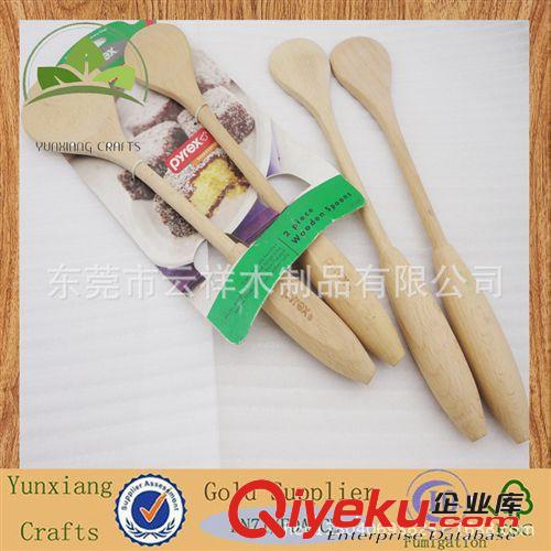 餐具，廚房用品系列 供應(yīng)tr環(huán)保櫸木勺子，原木色勺子原始圖片3
