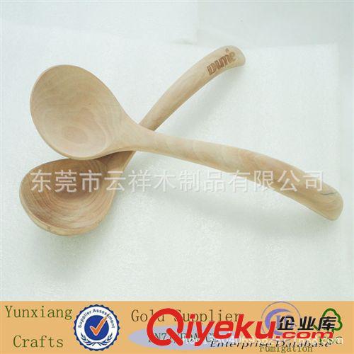 餐具，廚房用品系列 生產(chǎn)批發(fā)荷木湯勺 大彎勺 本色湯勺