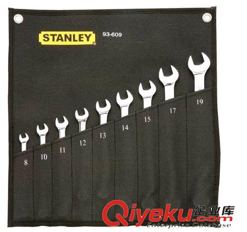 STANLEY/史丹利 史丹利11件公制機修汽保工具 93-611梅花開口兩用長扳手套裝8-22