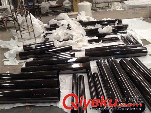  不銹鋼裝飾（鍍色） 真空鍍玫瑰金不銹鋼扁管  拋8k 不銹鋼玫瑰金扁管  廠家報價