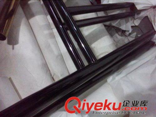  不銹鋼裝飾（鍍色） 現貨201鏡面黑鈦金不銹鋼扁管 30*80mm規格 廠家直銷