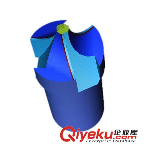 訂制品成型銑刀 2刃臺形流道，單邊1度-15度斜度銑刀 錐型球面加工流道專用銑刀原始圖片2