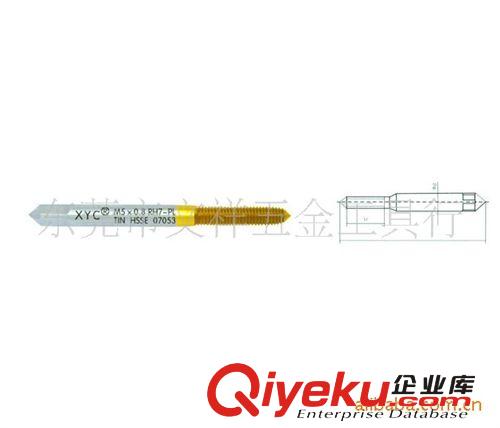 XYC牌絲攻 合金無屑絲攻 批發(fā)XYC牌鈦處理類無屑絲攻/絲錐-長牙型-英制牙原始圖片3