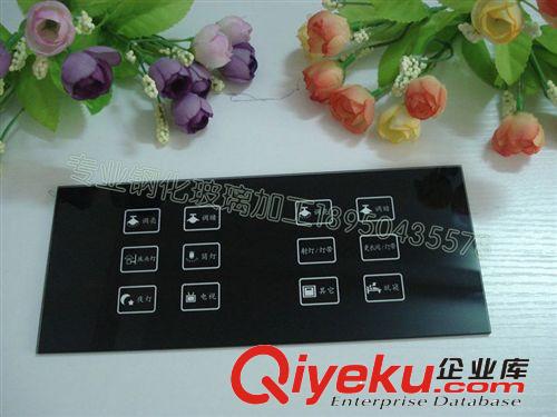 KTV開(kāi)關(guān)玻璃面板系列 廠家熱銷酒店觸摸開(kāi)關(guān)玻璃可激光雕刻門牌鋼化玻璃加工原始圖片2