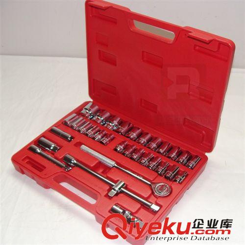 組合工具套裝 鷹之印汽修機修工具套裝32件12.5MM鏡面六角/梅花套筒扳手組套原始圖片3