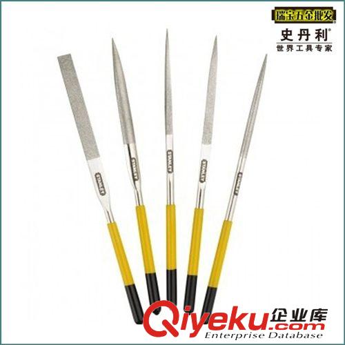 敲擊工具 東莞瑞寶五金批發(fā)史丹利5件套金剛石銼刀5x180mm 三角銼方銼