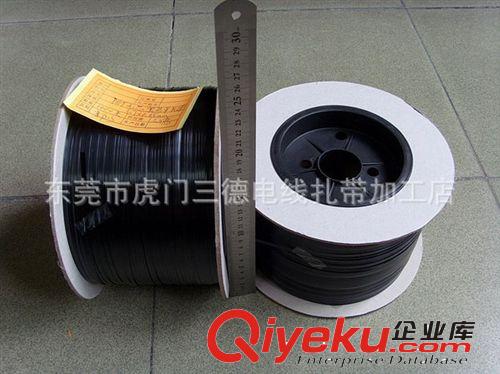 熱銷產品 【專業品質】供應不易老化輕質安全無毒黑色單面無鹵PET扎帶原始圖片2