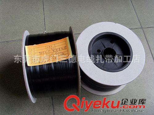 熱銷產品 【專業品質】供應大量耐酸腐蝕黑色單面PET無芯扎帶 薄利多銷原始圖片2