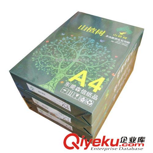 辦公用紙 山楂樹全木漿靜電A4復印紙 打印紙,80克足500張a4紙原始圖片2