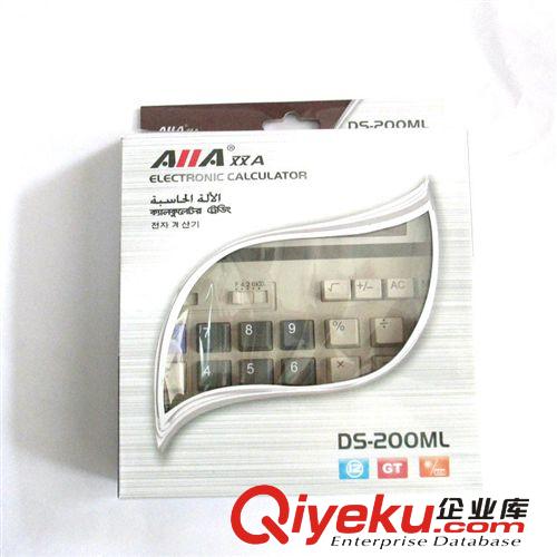 文具用品 雙A牌DS-200ML 12位雙電源計(jì)算器原始圖片2