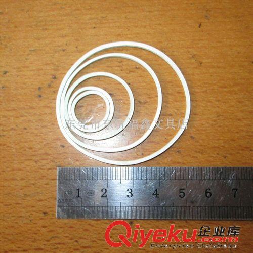 勞保用品 環(huán)保進口橡皮筋批發(fā) 1寸白色膠圈25MM白色橡皮筋 不含油原始圖片3
