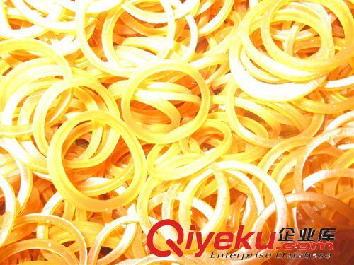 勞保用品 進(jìn)口橡皮筋批發(fā) 0.8寸原裝膠圈 黃色橡皮筋原始圖片2
