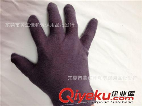 勞保手套用品系列 廠家直銷 東莞深圳 純棉雜色 黑色 紅色作業手套批發 羅紋拉架