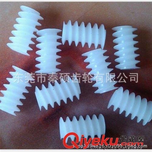 蝸桿 【秦碩齒輪廠】現(xiàn)貨供應(yīng)塑膠蝸桿  精密塑料蝸桿  0.25模數(shù)蝸桿