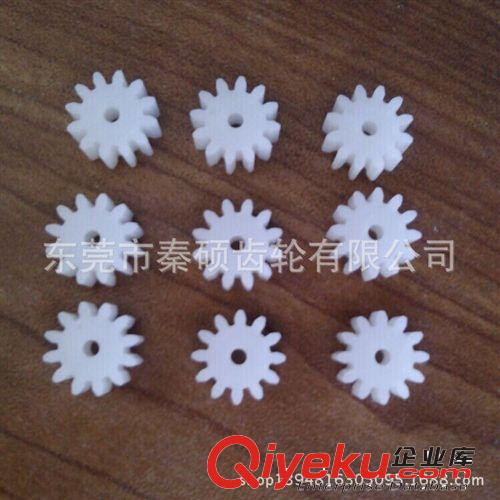 齒輪 東莞市秦碩供應M0.75*12T塑膠馬達齒輪耐磨損低噪音價格優