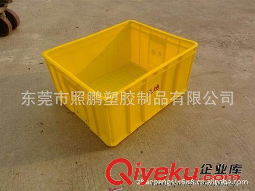 塑料周轉箱 批發江門藍色塑膠箱，加厚車間周轉箱，環保PE塑料箱8號周轉箱原始圖片3