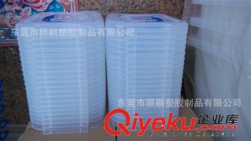 整理箱、收納箱 供應東莞謝崗禮品包裝 食品級PP半透明塑料儲物箱 080小號整理箱原始圖片2