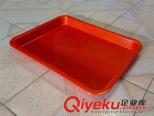 塑料茶盤 供應惠州陳江002#中型紅色塑膠茶盤，五金零件儲放通用塑料托盤