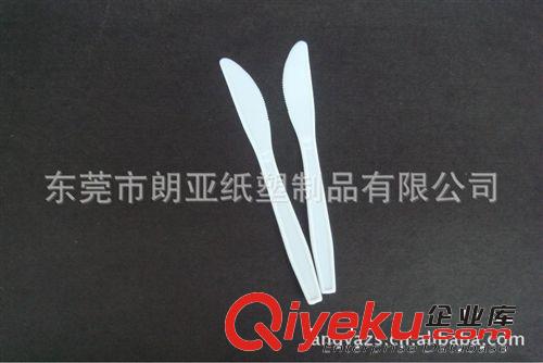 一次性刀羹叉 餐刀/膠刀/PS塑料刀/鏝刀/r刀/一次性膠刀/白色膠刀/白色塑料膠刀原始圖片3