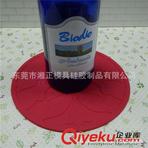 硅膠餐墊 卡通圖案硅膠隔熱杯墊 定制廣告宣傳杯墊原始圖片2