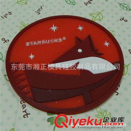 硅膠餐墊 圣誕促銷禮品 雪人硅膠杯墊 防摔隔熱杯墊原始圖片2