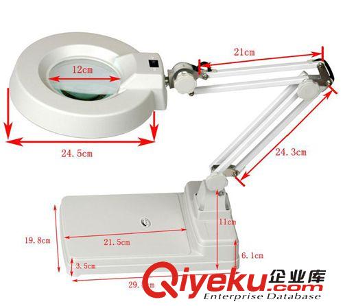 放大鏡 LT-86A 夾臺式放大鏡臺燈 帶燈放大鏡 放大鏡閱讀 3倍至20倍