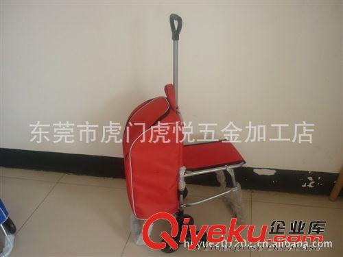伸縮桿帶凳購物車 廠家直銷 購物買菜車 【爬梯帶凳】原始圖片3