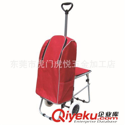 伸縮桿帶凳購物車 廠家直銷 購物買菜車 【爬梯帶凳】