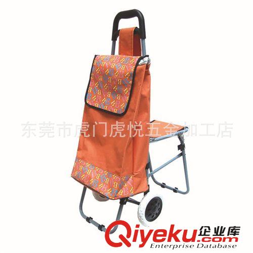 簡易帶凳購物車 廠家專業(yè)供應(yīng)折疊式帶凳爬梯手推車