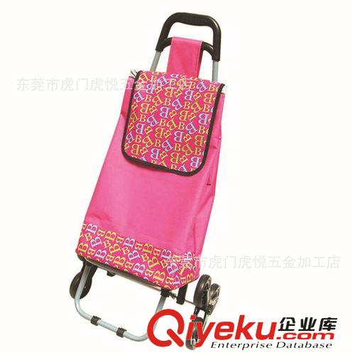 簡(jiǎn)易不帶凳購(gòu)物車 促銷價(jià)廉物美牛津布牛頭柄行李車原始圖片3